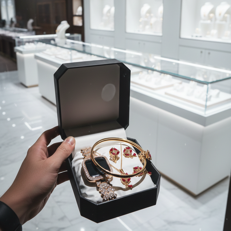 Stylish Ladies Watch & Bangle Set