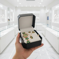 Ladies Clover Jewelry & Watch Gift Set