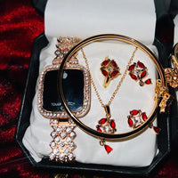 Stylish Ladies Watch & Bangle Set